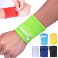 【CW】 Wrist Wallet Arm Band MP3 Card Storage Badminton Basketball Wristband Sweatband