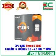 CPU AMD RYZEN 5 5500- AM4 - Chính hãng mới 100% bảo hành 36 tháng