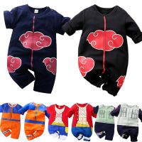 Newborn Costume Baby Anime Romper Boy Kakashi Akatsuki Chopper Zoro Vegeta Cosplay Clothes Infant Jumpsuit Clothes 0-18 Months