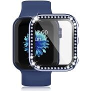 Vỏ Đồng Hồ 45Mm 41Mm Kim Cương Lấp Lánh Với Miếng Dán Màn Hình Kính Cường