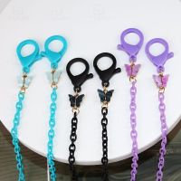 【hot sale】 ❖♨ B55 DIY Korea Style Candy color butterfly mask chain for Children Face Mask Lanyard three-dimensional butterfly lanyard