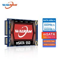 เอ็มซาต้า SSD WALRAM 1TB 128GB 256GB 512GB SATA III 6กิกะไบต์/วินาทีสถานะของแข็งภายในฮาร์ดไดรฟ์ Mini SATA สำหรับแล็ปท็อปเดสก์ท็อป30x50mm