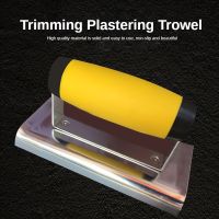 Stainless Plaster Trowel Fillet Diatom Ooze Construction Batch Puttying Yin Yang Corner Trimmer Plastering Trowel Cement Tools