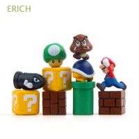 Erich โมเดลฟิกเกอร์ Pvc ลายการ์ตูน Super Mario Bros. ของเล่นสําหรับเด็ก 10 ชิ้น QC8191610
