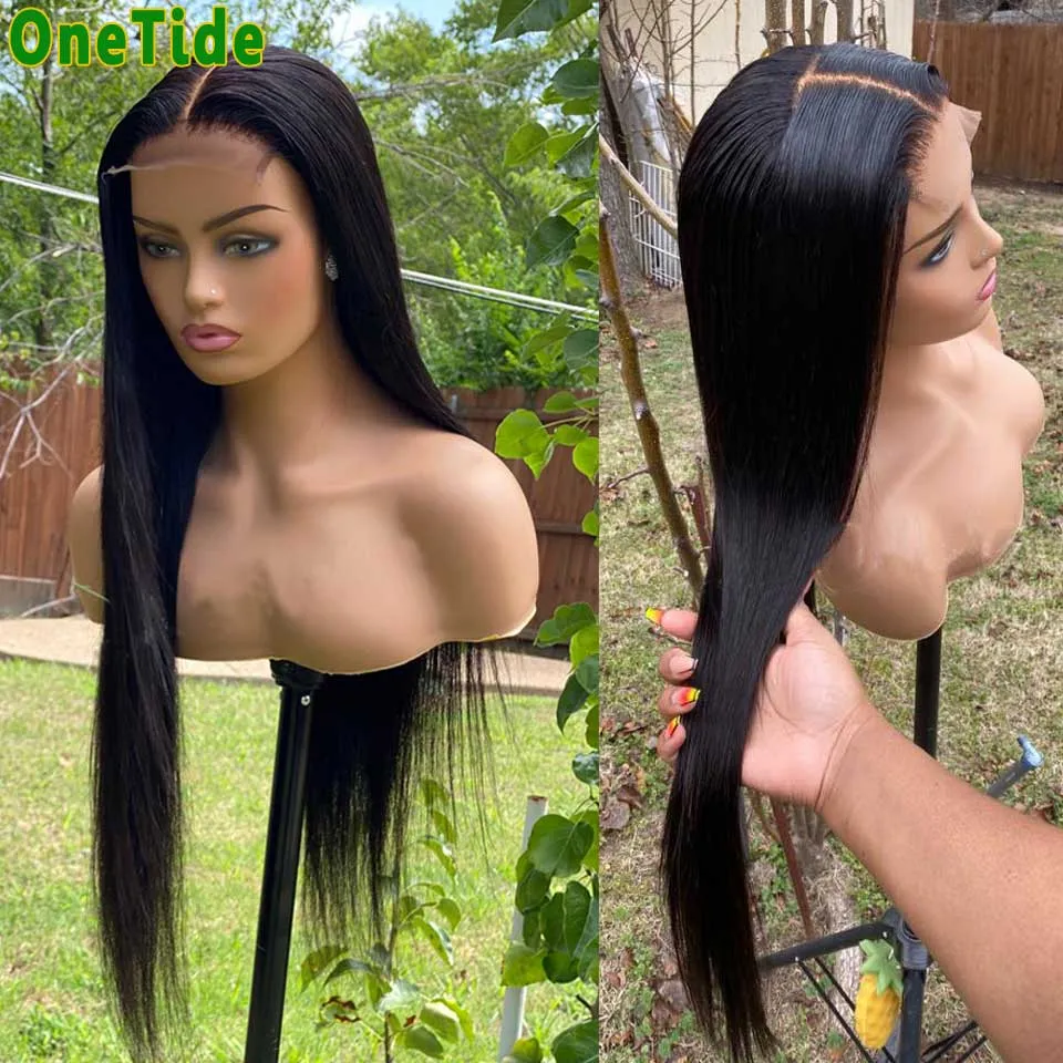 pre plucked brazilian lace front wig