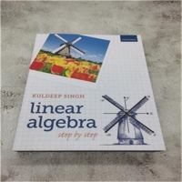 Linear Algebra: Step by Step full-color english-language spot package mail