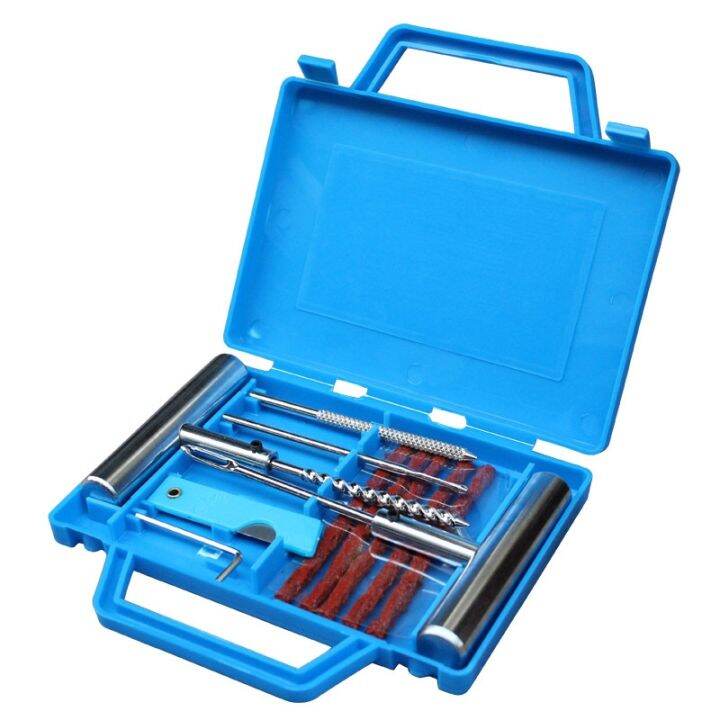 Car Emergency Heavy Duty Tubeless Tire Puncture Repair Kit Plug Tyre