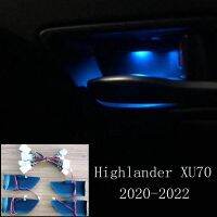 For Toyota Highlander XU70 2020 2021 2022 Interior Door Bowl Lamp Refitting Interior Handle Led Atmosphere Lamp Decoration light