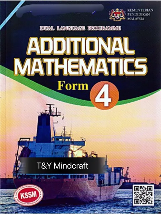 Tny Textbook Additional Mathematics Form 4 Dlp New Edition 2020 Lazada