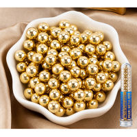 zhaixiankui Bloom Edible Sprinkles Beads DIY Wedding Decor Simulation Gold Bead Cake Decoration