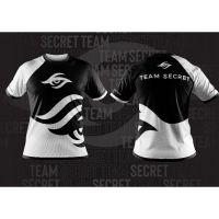 - T SHIRT[KiPgtoshop]  2023 NEW   shirt new readystock baju team secret T SHIRT pubg dota2 t   cool  (Contact online for free design of more styles: patterns, names, logos, etc.)