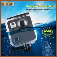 QINGQ อุปกรณ์เสริมเสริม เคสตัวเครื่อง กล้อง360 ° ป้องกันปกป้องปกป้อง อุปกรณ์ดำน้ำสำหรับดำน้ำ ปลอกหุ้ม เคสกันน้ำกันน้ำ