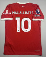เสื้อบอล เพลเย่อ ลิเว่อร์พูล เหย้า 2023-24 Player Liverpool Home 2023 10 MAC ALLISTER อาร์มพรีเมียร์ลีค ผ้าทอเกรดดีที่สุด