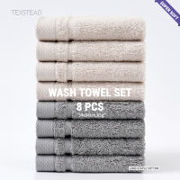 CWURBANLIFE 28S Long Staple Cotton Wash Towel 8Pcs Thick, Soft, Plush And Highly Absorbent Luxury Towel For Bathroom