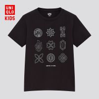 Uniqlo เสื้อยืดพิมพ์ลายมังงะ/พ่อแม่ลูก (UT) (แขนสั้น) (ชุดฆ่าปีศาจ)