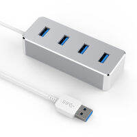 4-Port Usb อะลูมิเนียมอัลลอย3.0 Hub 5Gbps Usb ความเร็วสูง Hub ขั้วต่อ Otg Dc 5V ชาร์จ Splitter Usb Desklaptop