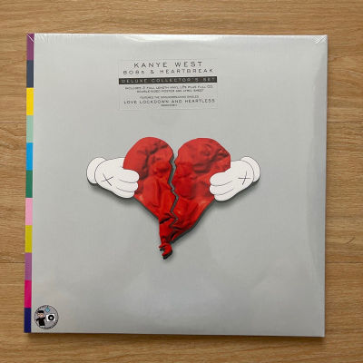 แผ่นเสียง แผ่นเสียง Kanye West - 808s &amp; Heartbreak 2 x Vinyl, LP, Album ,CD, Deluxe Edition, Gatefold ,มือหนึ่ง ซีล