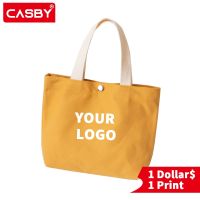 【Lanse store】Casby Portable Canvas Bag Female 2021 Korean Students Go Out To Work In Summer Lunch Box Bento Small Cloth