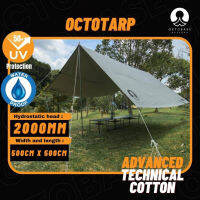 ทราฟ Octo Tarp จาก Octobase Outdoor ผ้าTC ขนาด 5x5 เคลือบป้องกัน UV50++