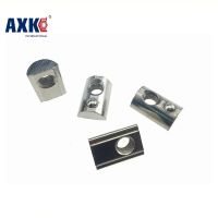 50pcs 20 Series Roll-in T Spring Nuts M3 M4 M5 M6 For 2020 Aluminum Profiles Groove 6 T Spring Nuts For Aluminum T nut Ball