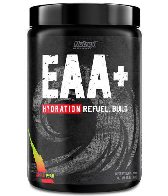 Nutrex Research EAA Hydration Refuel ( Apple Pear ) 30 Servings 8 Grams of High Performance Essential Amino Acids for Muscle Growth, Strength recovery BCAA บีซีเอเอ อีเอเอ กรดอะมิโน ฟื้นฟูกล้ามเนื้อ
