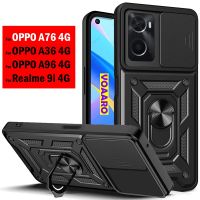 Slide Lens Funda for OPPO A76 A36 A96 4G A55 A57 A77 A57S A57E A56 A53S A58 A78 A58X 5G Case Realme 9i 9 10 Pro Plus Armor Cover