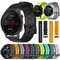 Football-Pattern Strap For Garmin Vivoactive 4/Venu 2/Forerunner 265 255 Music Band Silicone 20mm 22mm Sports Replace Accessorie Straps