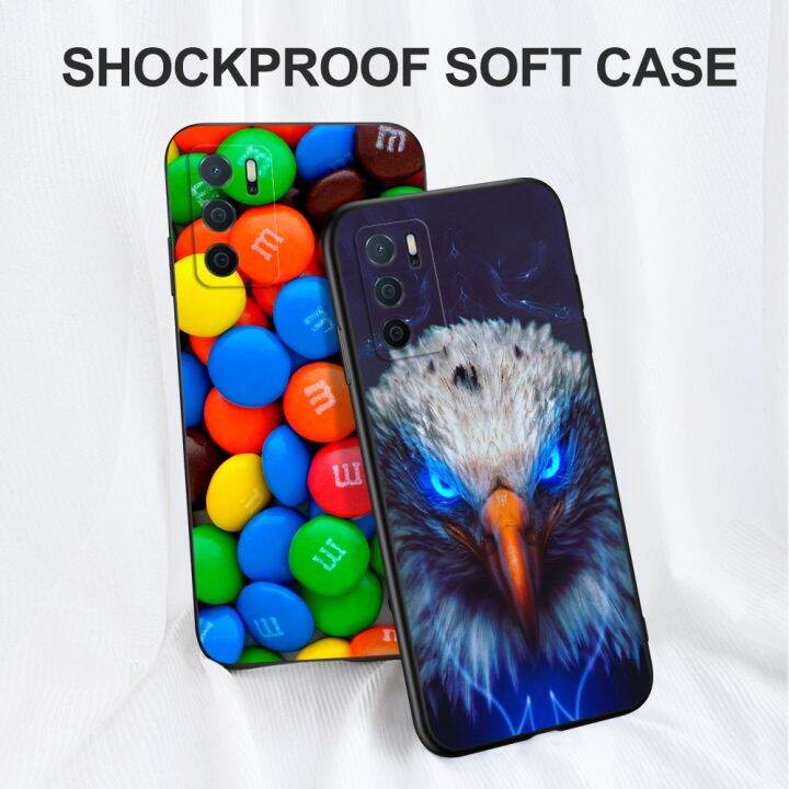 mobile-case-for-oppo-a16a-16scase-back-phone-cover-protective-soft-silicone-black-tpu-cat-tiger