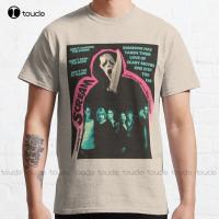 New Scream Movie Poster Classic T-Shirt Cotton Tee Shirt Oversized Shirts Custom Aldult Teen Unisex Digital Printing Tee Shirt