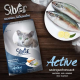 อาหารแมว ซิลเวอร์ ชนิดเม็ด Silver รสปลาทูและข้าวหอมมะลิ ขนาด 1.2 และ 3 กิโลกรัม