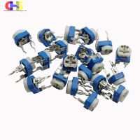 20pcs RM065 Variable Resistor RM-065 100R 200R 500R 1K 2K 2.2K 5K 10K 20K 50K 100K 200K 500K 1M Ohm Trimmer Potentiometer