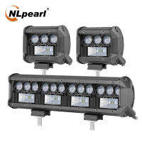 NLpear 4นิ้ว7นิ้ว12นิ้วไฟ LED ขับรถสำหรับรถกระบะมอเตอร์ไซค์รถบรรทุกรถยนต์4X50W 100W 200W LED Light Driving ไฟตัดหมอก12V 24V