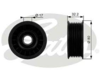 มู่เล่สายพาน 7ร่อง HONDA ACCORD G8 Gen8 CIVIC นางฟ้า FD CR-V Gen3 2006- STEPWAGON STREAM R18A 1.8 R20A 2.0 GATES / INA