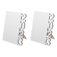 2 PCS 2023 Blank Graduation Picture Frame DIY Craft Sublimation Photo Frame Blank Cheer