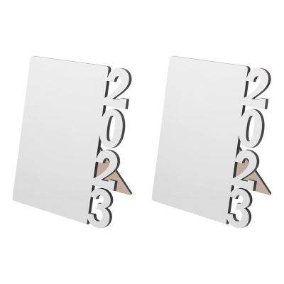 2 PCS 2023 Graduation Blank Graduation Picture Frame DIY Craft Sublimation Blank Cheer