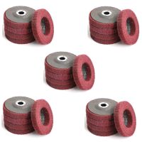 25Pcs 4 Inch Nylon Fiber Flap Disc Polishing Grinding Wheel,Scouring Pad Buffing Wheel for Angle Grinder