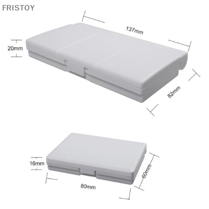 fristoy-จานสีน้ำ12-24ตารางกล่องถาดสีเปล่า-กล่องเล็กๆ12-24