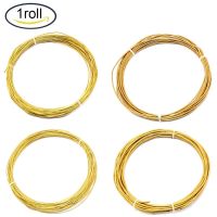 1.3/1.6/1/2mm Brass Craft Wire 10m/5m Round Golden Colorfast Beading Wire for Bracelet Necklace DIY Jewelry Craft Making USB Hubs