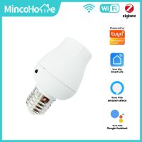 Tuya Bulb Lamps E27 Light Bulb AC85-240V Lamp Base Holder Smart Lamp Voice Control WIFI or Zigbee optional