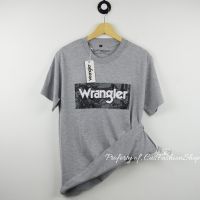 เสื้อยืด Wrangler ผู้ชาย/ผู้หญิง ผ้าคอตตอน 30s นำเข้า ฟรีถุงกระดาษ