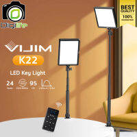 Vijim K22 LED Key Light (with stand) 24W Bi-color 2500-9000K พร้อมสมาร์ทรีโมท ด้ามจับและที่ยึดโต๊ะ