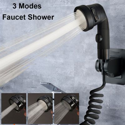 Universal Faucet Diverter Valve with Hose Set Faucet Extender Shower Head Tap Adapter Splitter Set Sink Sprayer Attachment Showerheads