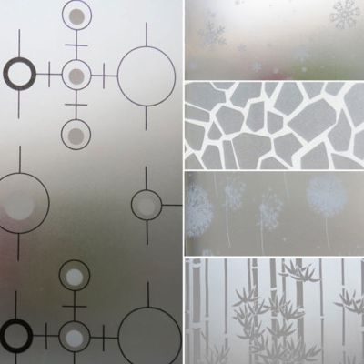 Frosted Glass Films 45x200cm Window Sticker No Glue Self Adhesive Vinyl Static Cling Privacy Glass Door Sticker Bathroom Decor