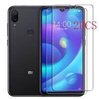 2 ชิ้นสำหรับ Xiaomi Mi Play กระจกนิรภัย HD สูงป้องกันบน M1901F9E ฝาครอบฟิล์มป้องกันหน้าจอ