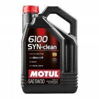 MOTUL 6100 SYN-CLEAN 5W-40 ขนาด 4 ลิตร น้ำมันเครื่องสังเคราะห์แท้ 100% สูตรพิเศษ MID-SAPS ออกแบบให้สามารถใช้งานได้ทั้งเครื่องยนต์เบนซินและดีเซล