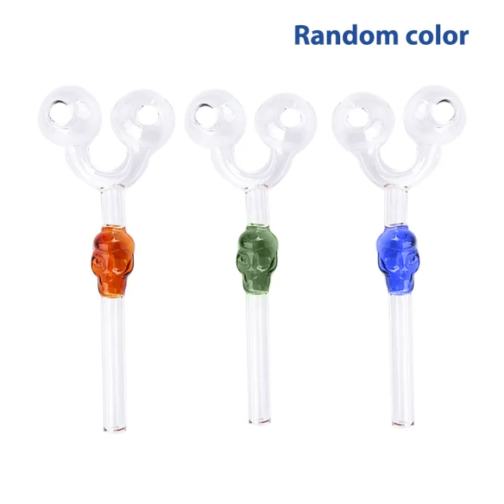 Tumato 1Pcs Double Head U Shape Glass Straw Glass Pipe Lazada PH