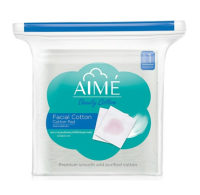 Aime Facial Cotton Pad 150Sheets เอเม่ แฟเชี่ยล คอตตอน แพต สำลีเช็ดหน้า (1 ชิ้น)