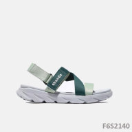 Giày Sandal Shondo Quai Chéo đế xám Ombre xanh lá F6S2140 thumbnail