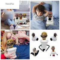 Sunnefan Skibidi Skibidi ห้องสุขาตุ๊กตาหนานุ่มผู้ชายนุ่ม Speakerman ตุ๊กตาการ์ตูน Boneka Mainan 18-28ซม. ของขวัญวันเกิด