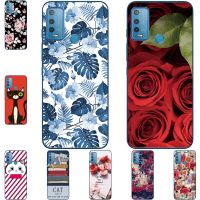 ♠✤✾ I am alone Phone Case For Wiko Power U10 U20 U30 2021 6.82 inch Bags Fashion Luxury Color Cartoon Printed Paint Mobile